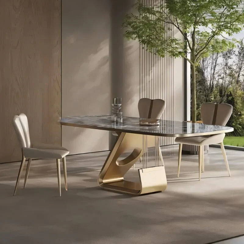 Momba Modern High End Luxury Dining Table Set