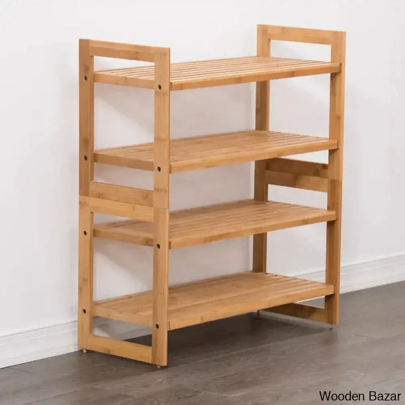 12 Pair Stackable Shoe Rack (Set of 2)