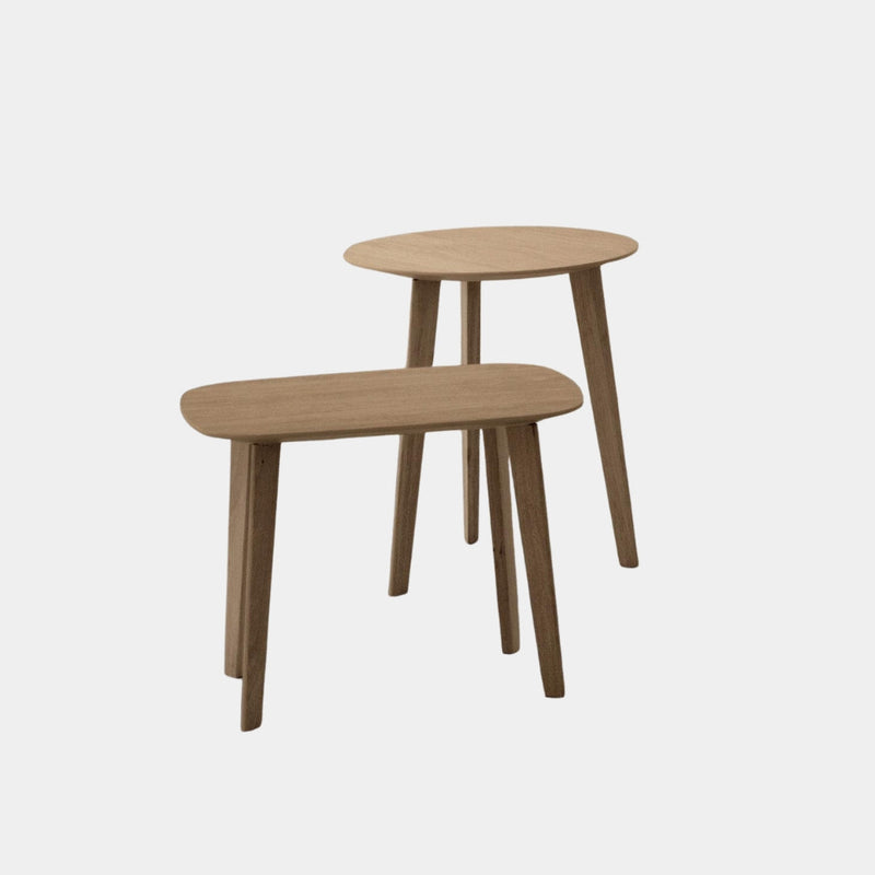 The Minimalist Wooden Side Table Duo