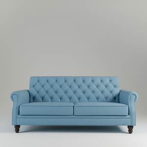 Mocharosa Sofa — Printed Rolled-Arm, made to order by Wooden Empiro — view 2