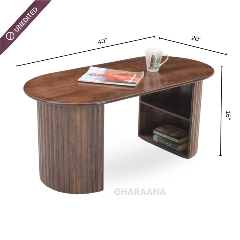 Sloan Fluted Leg Wooden Centre Table