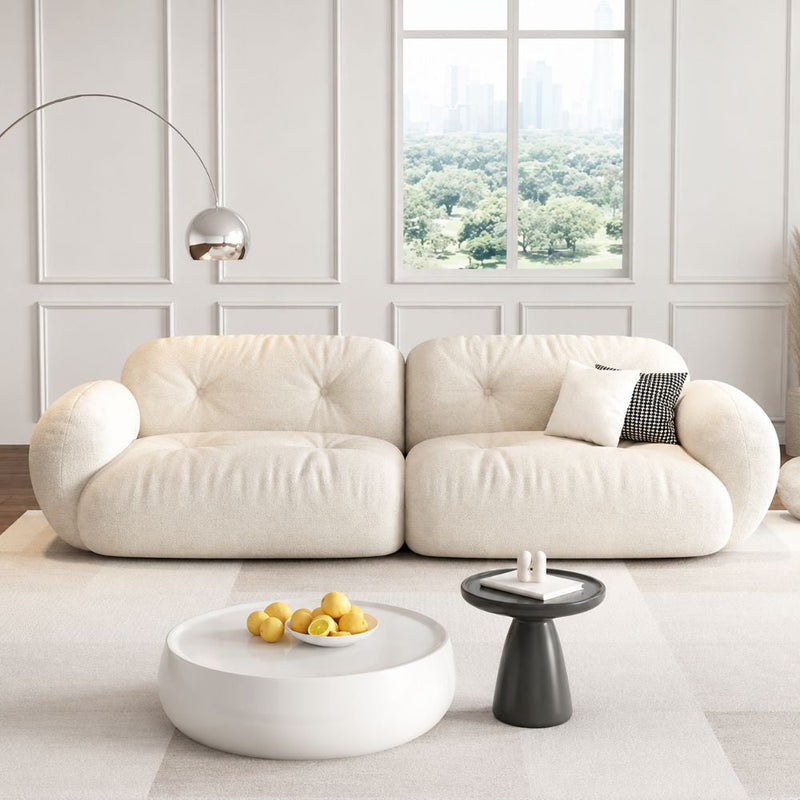 3 Seater Ivory Cloud Lounge Sofa