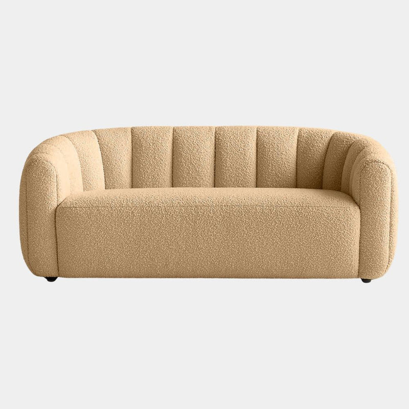 2 Seater Contemporary Curved Lounge Sofa