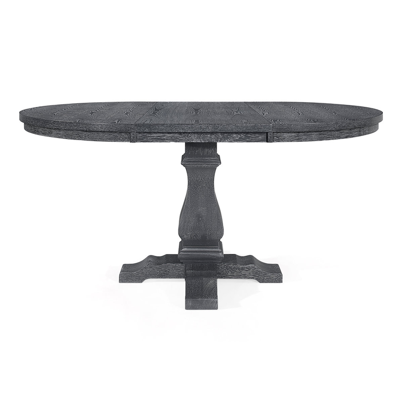 Elegant Extendable Pedestal Dining Set for 4
