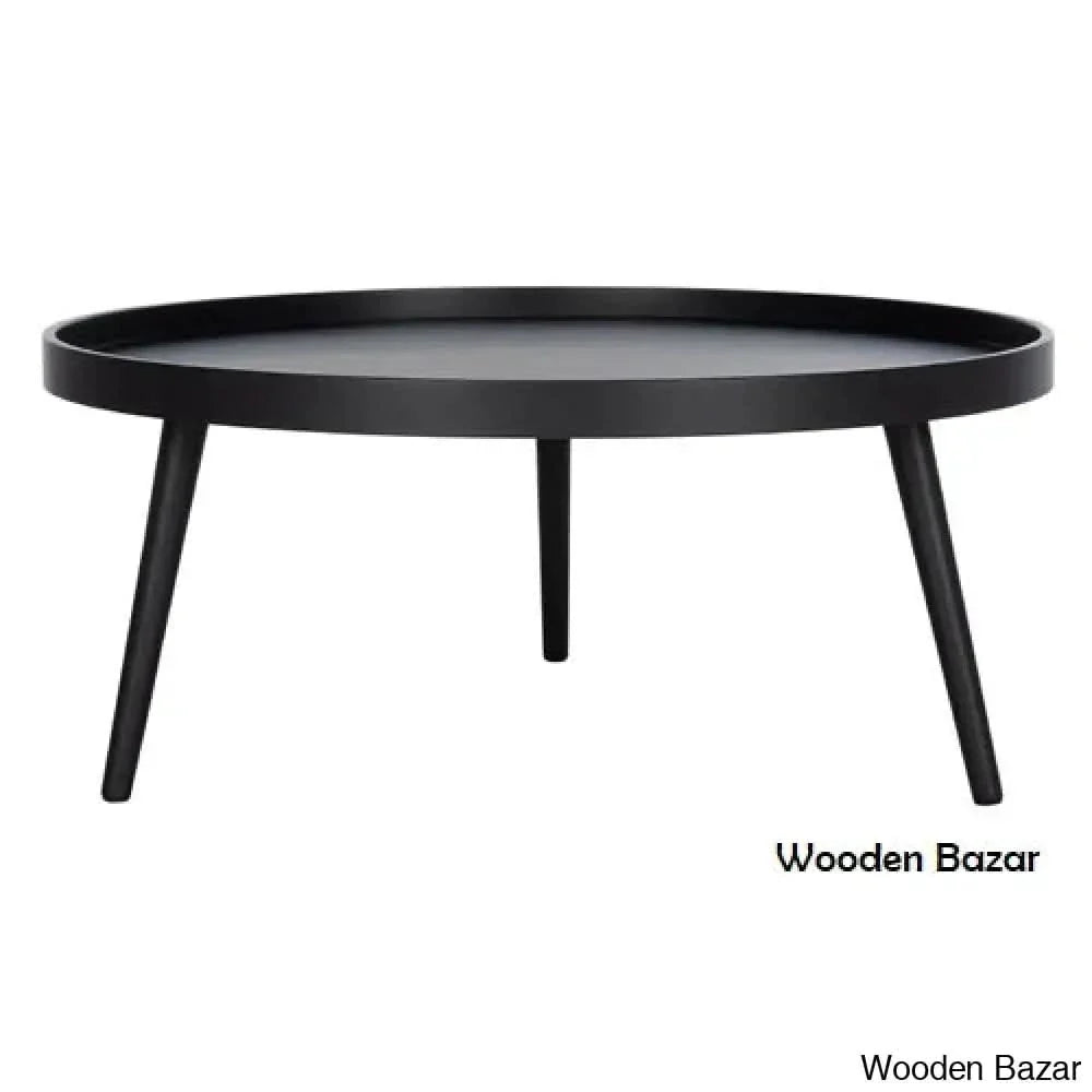 3 Legs Wooden Coffee Table for Living Room