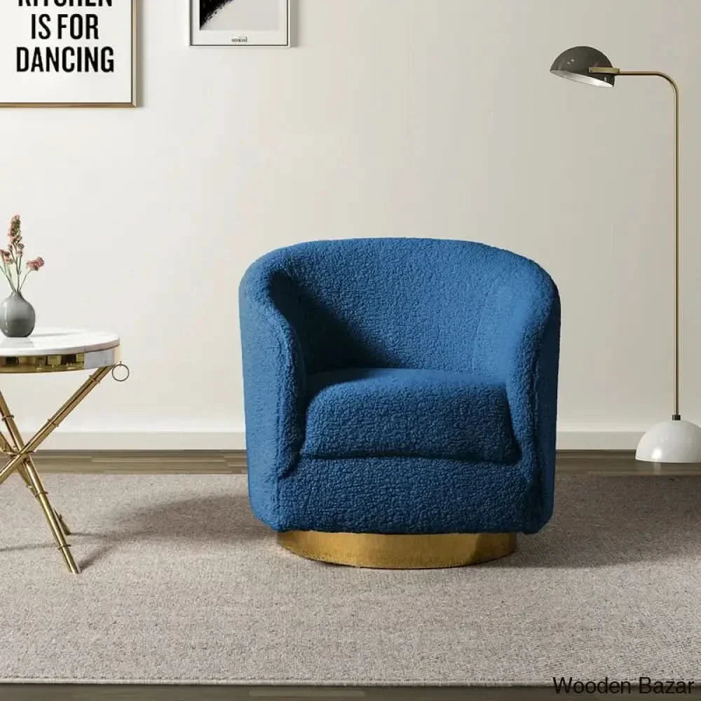 Swivel Barrel Chair-1
