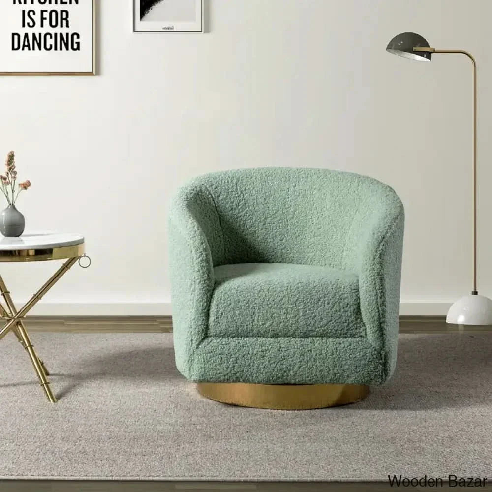 Swivel Barrel Chair-3