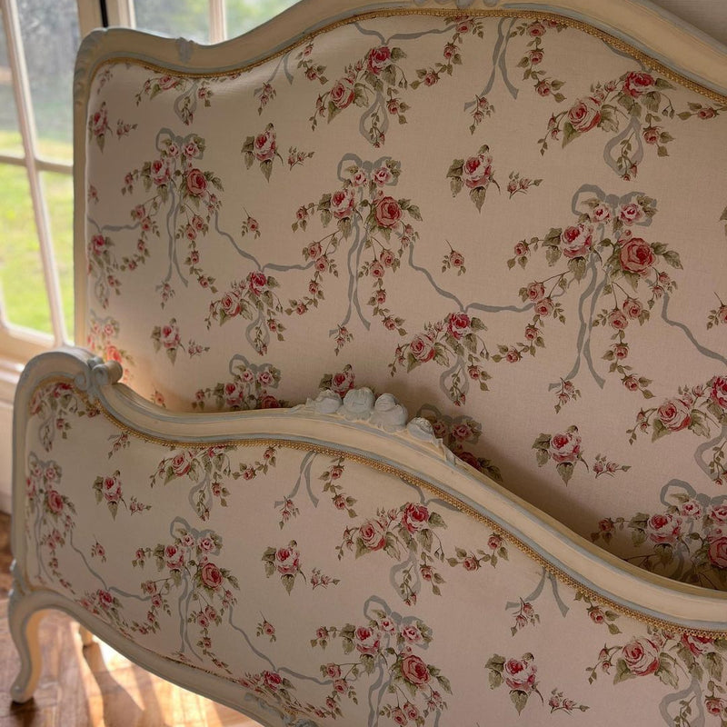 Louis XV upholstered bed