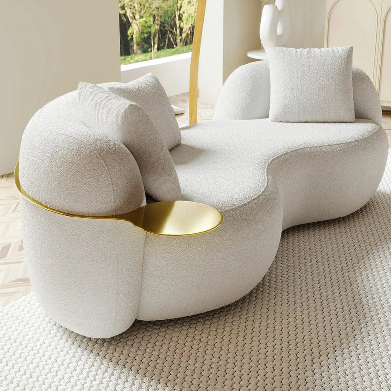 Metalia Modern Luxury 3 Seater Sofa