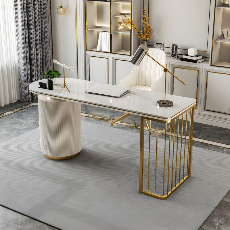 Koski Modern Luxury Study Table With Drawers