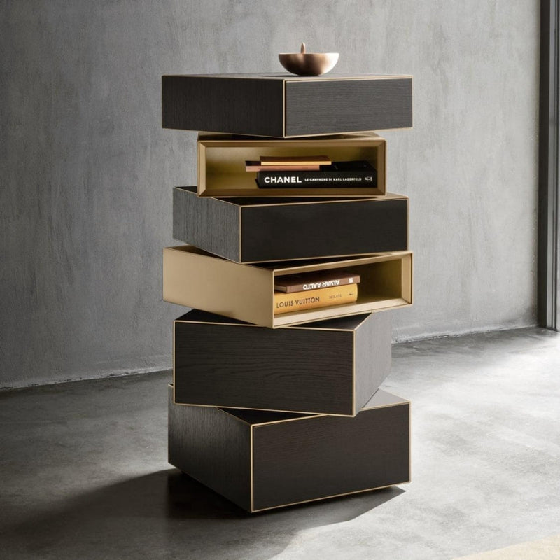 Luxury Rotating Open Chest Bookshelf