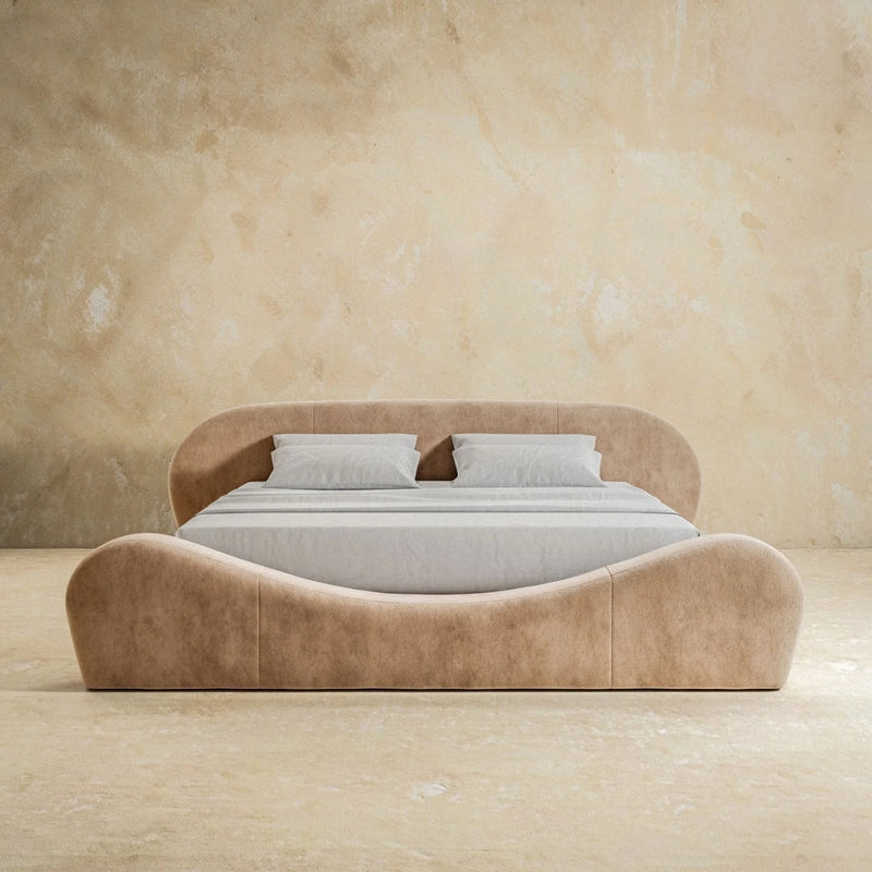 Luna Crest Curved Headboard Bed