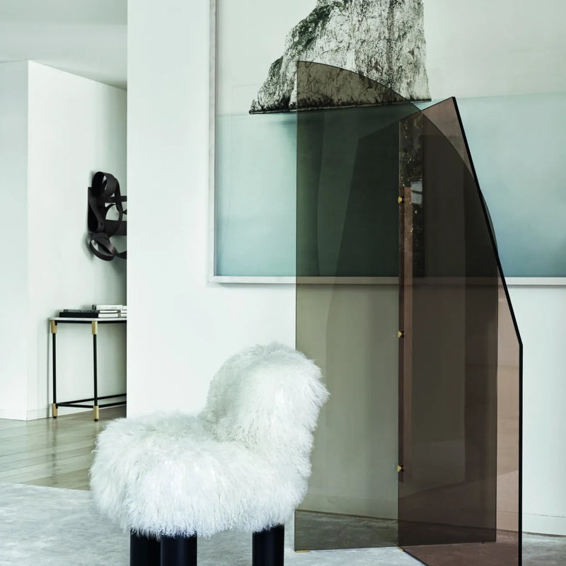 Plush Shearling Lounge Chair