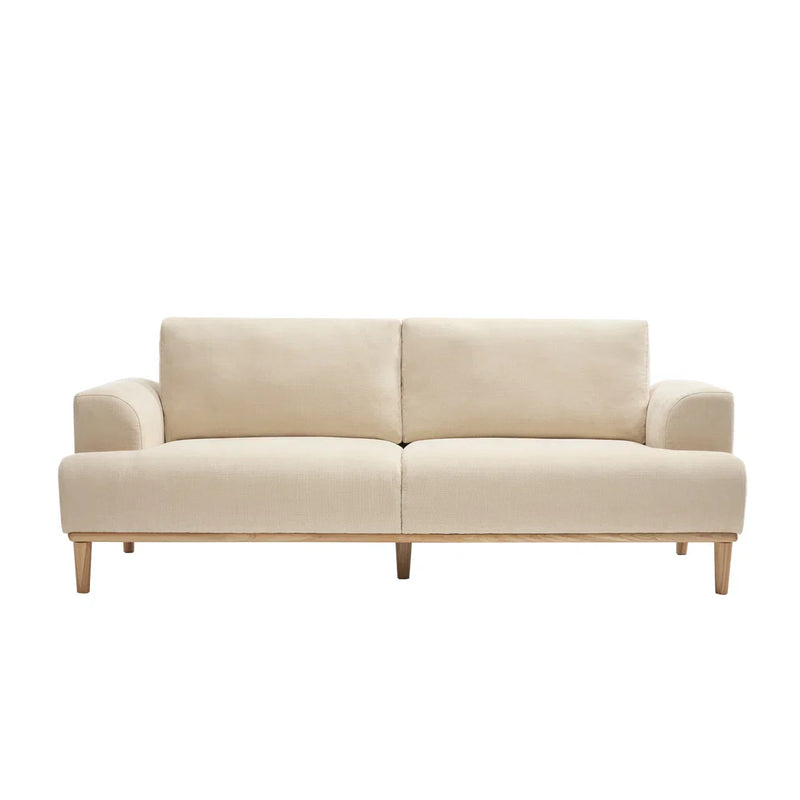 Kennick Modern Sofa Chenille Wooden Upholstered Couch