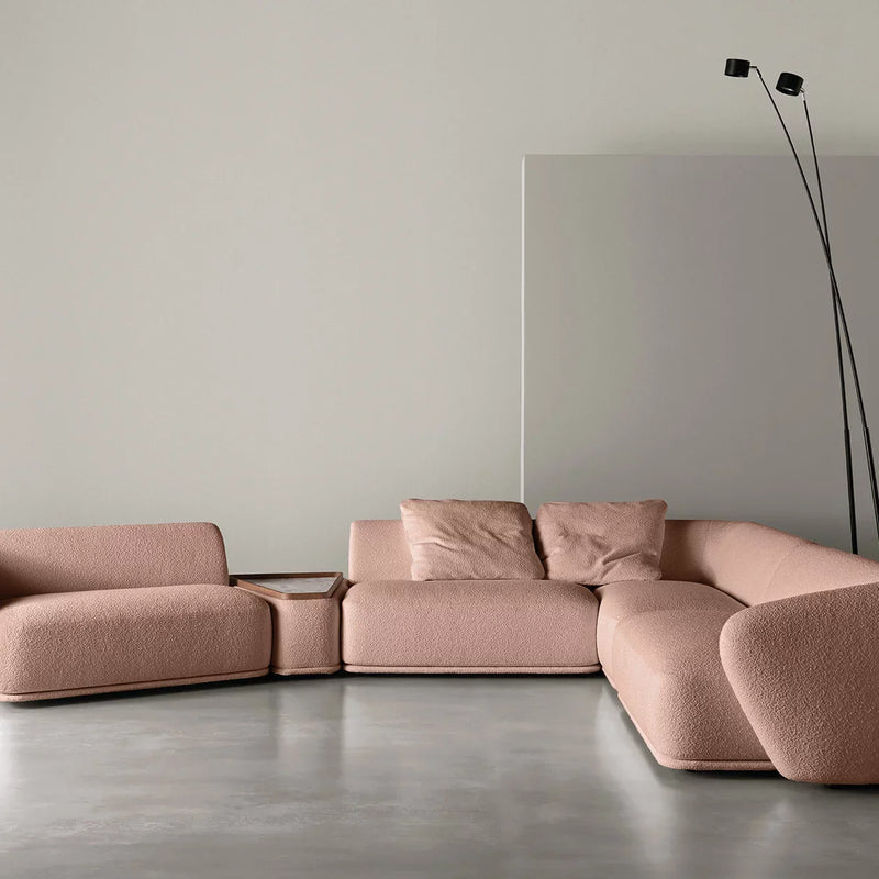Rene Modern Boucle Sofa Set With Centre Table