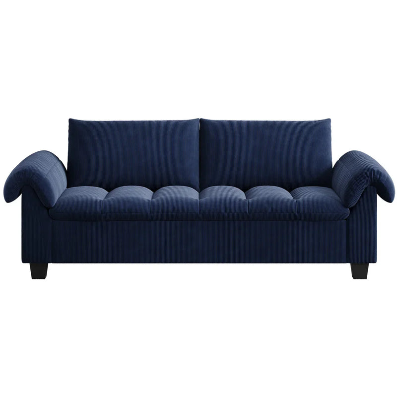 Wimpik Upholstered Sofa With Wood Legs - Craft Decor