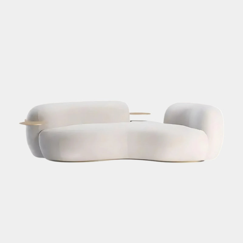 3 Seater Halo Wave Upholstered Curved Sofa