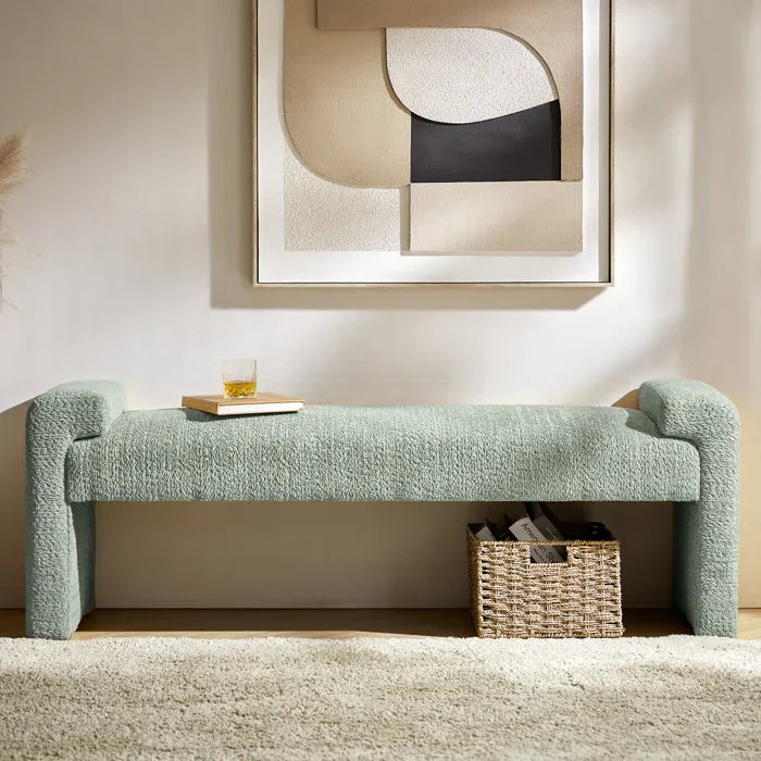 Gelly Modern Upholstered Accent Bench - craft decor