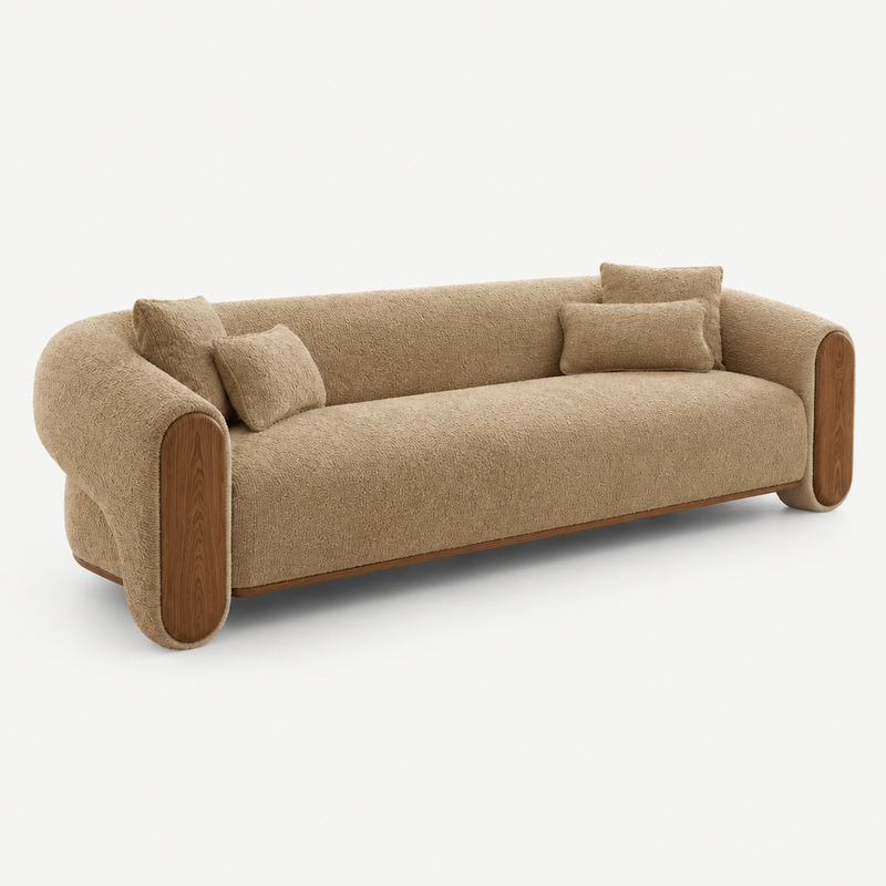 The Orleno Sofa — Luxury Modern Upholstered 3 Seater Sofa