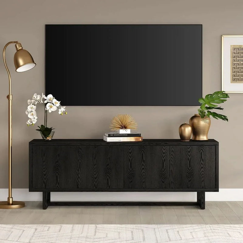 Qer Rectangular TV Stand - Wooden Empiro