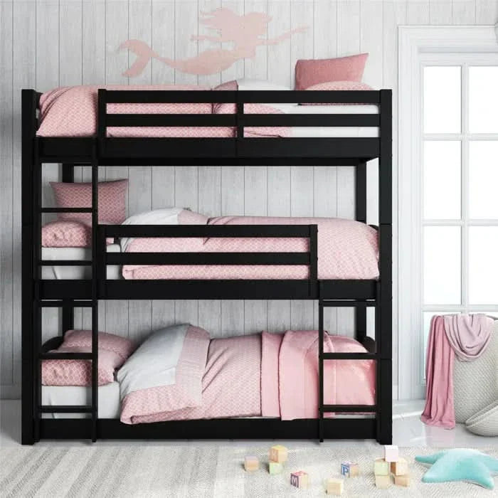 Antidote Twin over Twin Triple Bunk Bed - Wooden Empiro