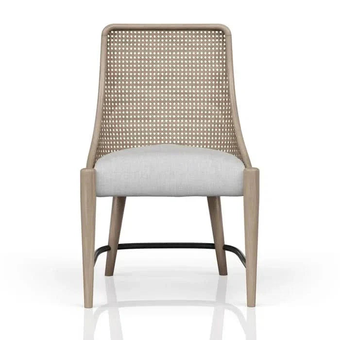 Wooden Cane Back Chairs (Set of 2) – Classic Seating with Natural Style