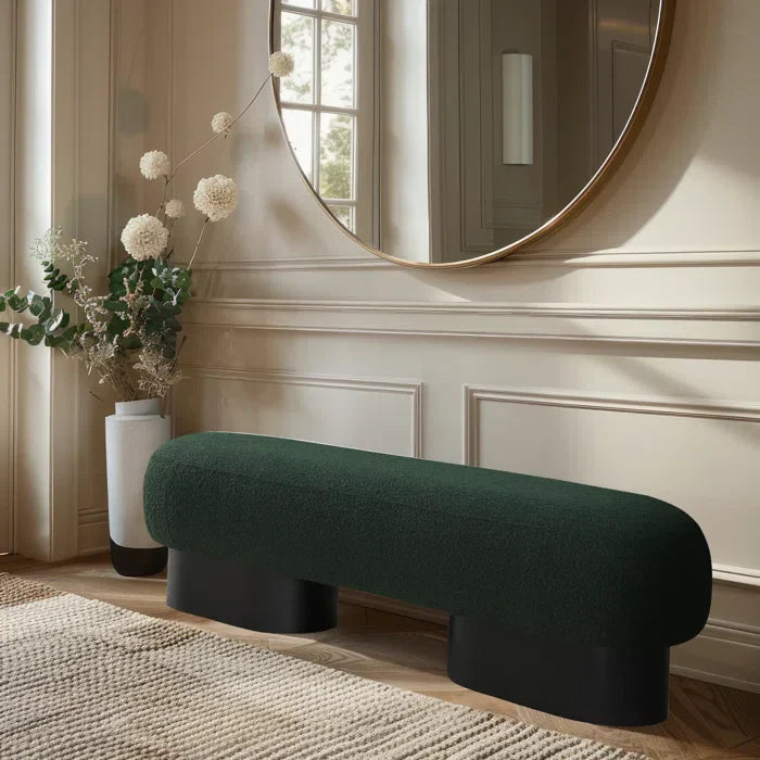 Nancion Fabric Upholstered Bench - craft decor