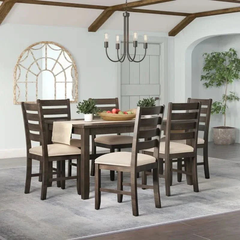 Zanex 6 Seater Wooden Dining Table Set For Modern Living - Wooden Empiro