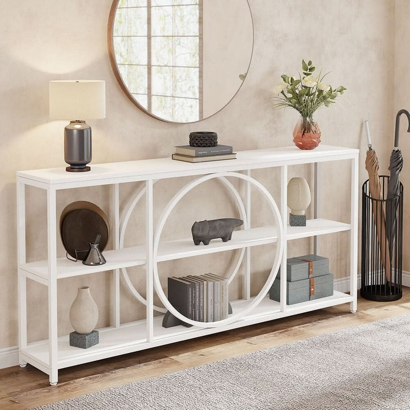 Roll Extra Long Console Table 70.9 inch Narrow Sofa Tables