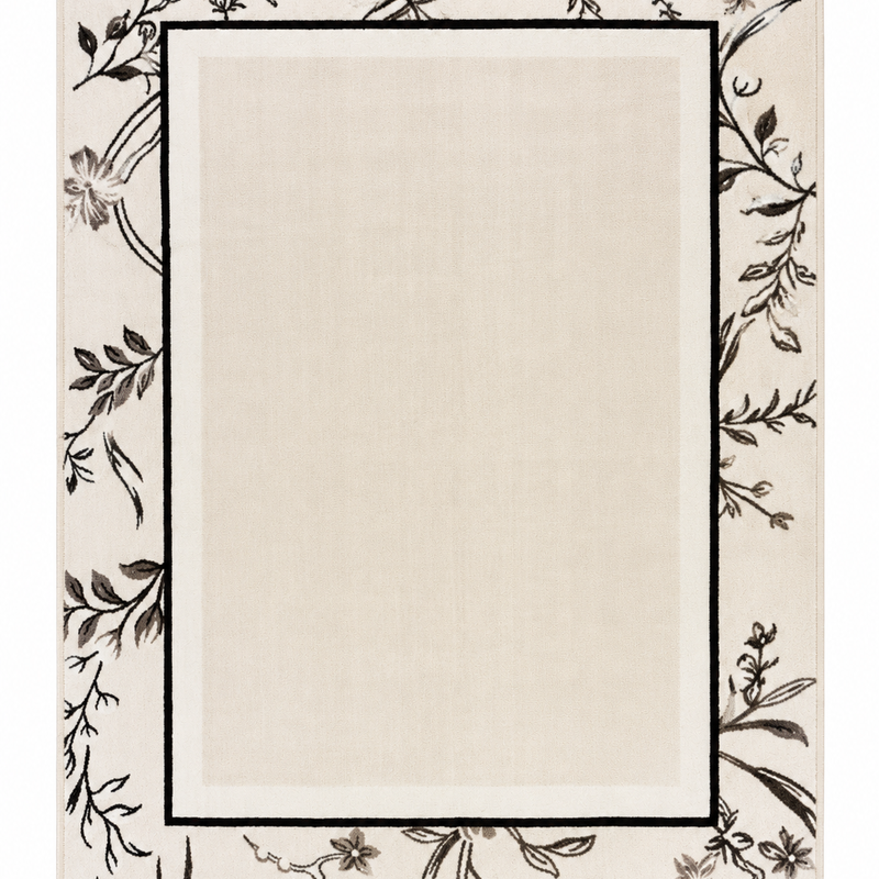 The Fleuré Rug — Luxury Botanical Contemporary Area Rug