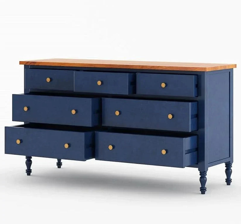 Vivvy Chest Of Seven Drawers - Wooden Empiro