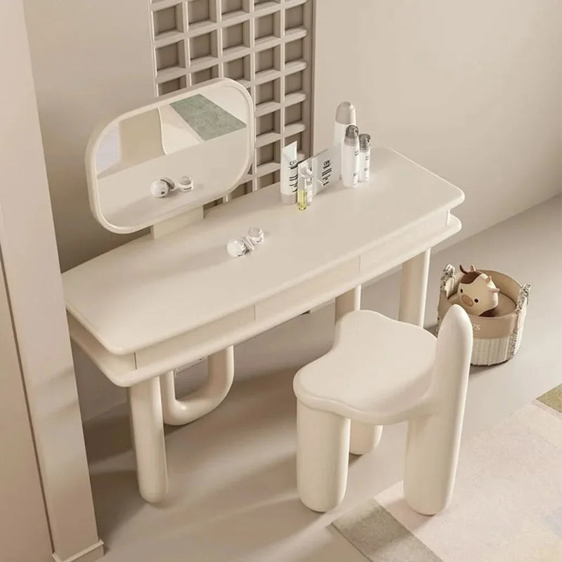French cream style simple dressing table