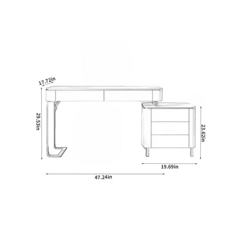 Faruki Modern Luxury Vanity Table - Wooden Empiro
