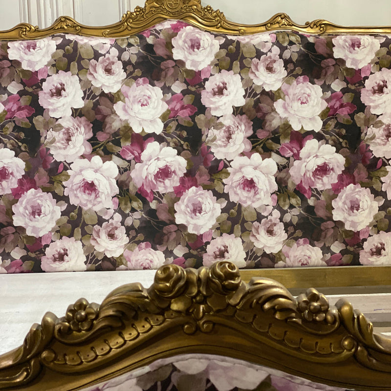 Carved Louis XV bed