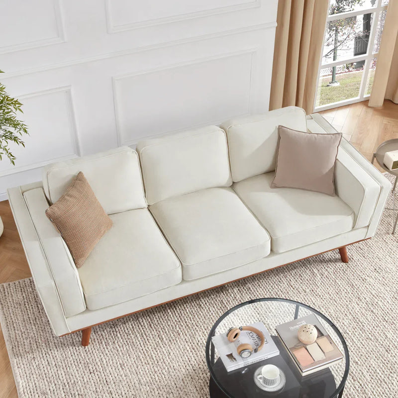 Stunner Upholstered 3 Seater Sofa - Craft Decor