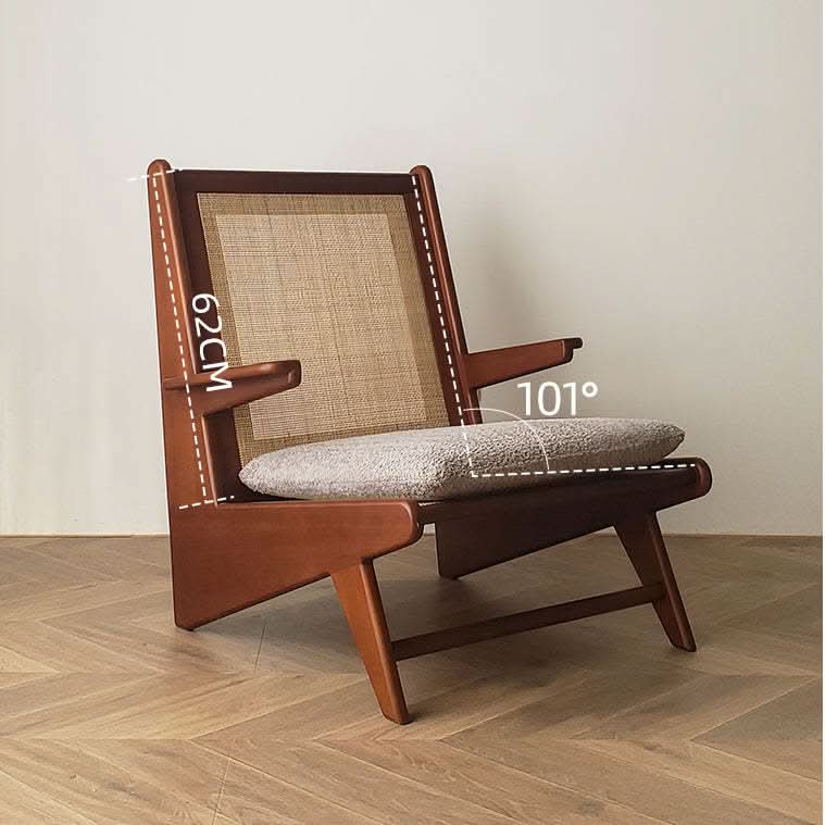 Levikar Modern Kangaroo Lounge Chair - Wooden Empiro