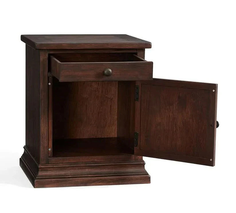 Kiwi Solid Wood Bed Side Table - Craft Decor