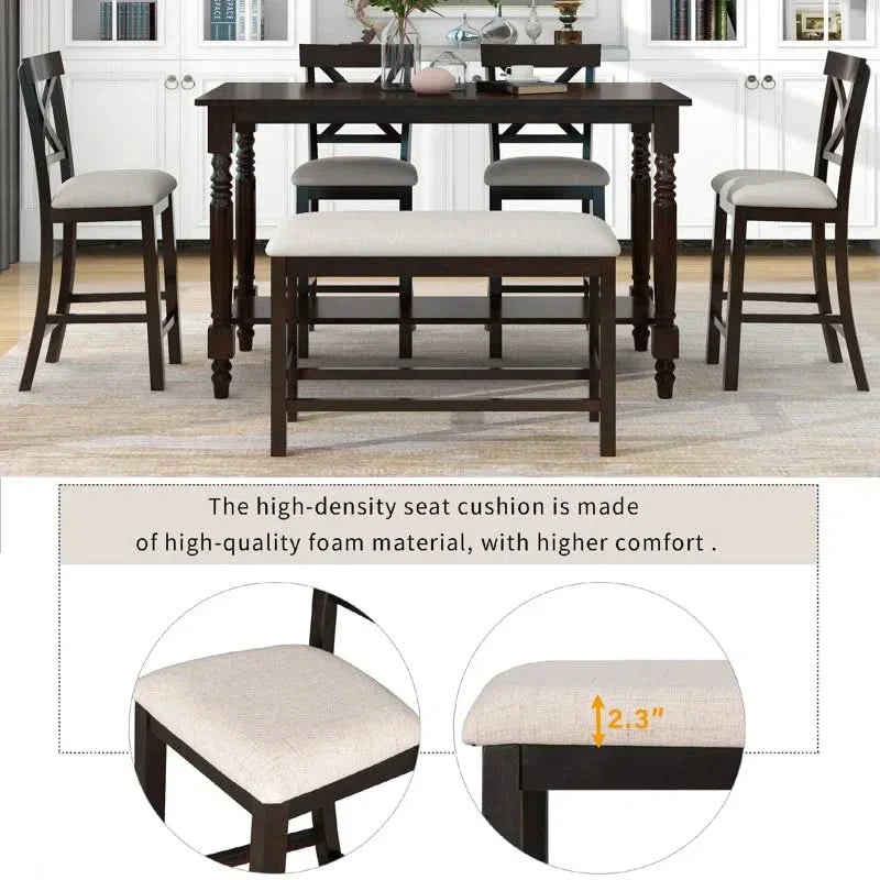 Oajester 4 seater Dining Table Set for Modern Living - Wooden Empiro