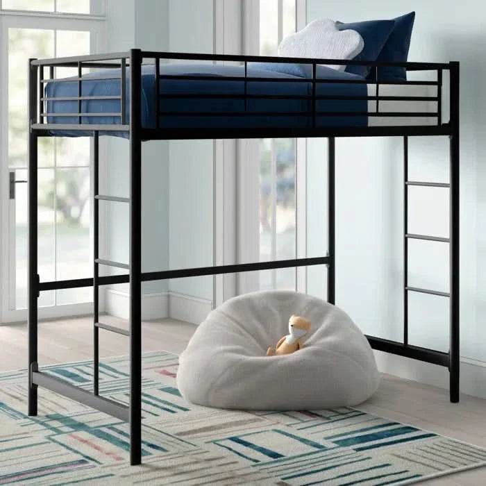 Kebik Metal Platform Loft Bed - Craft Decor