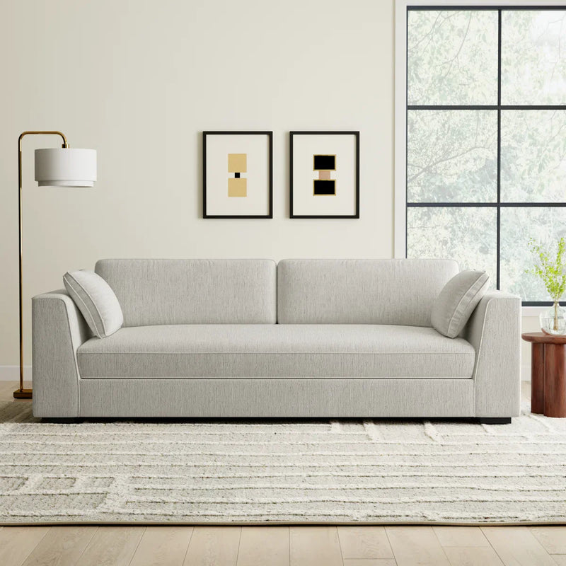 Cargon Modern Upholstered Fabric Sofa for Living Room