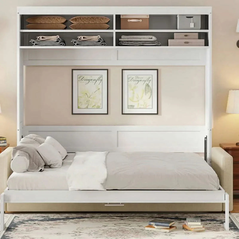 Murphy Bed Wall Bed With Sofa, Bed Frame - Craft Decor