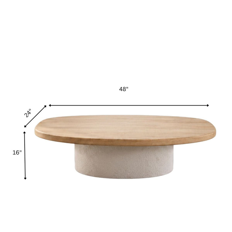 Jasper Stone Finish Coffee Table