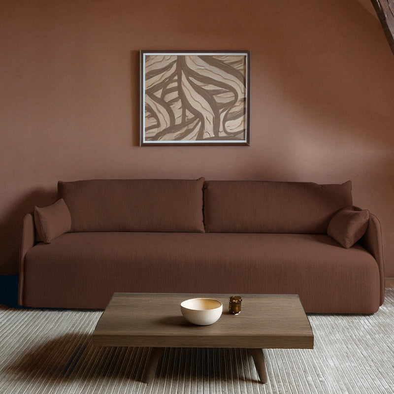Lombardy 2 Seater Sofa in Maroon