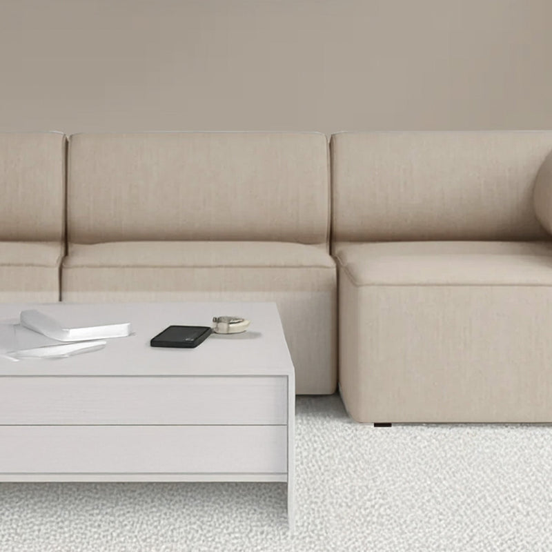 Calabria Lounger Sofa in Off White