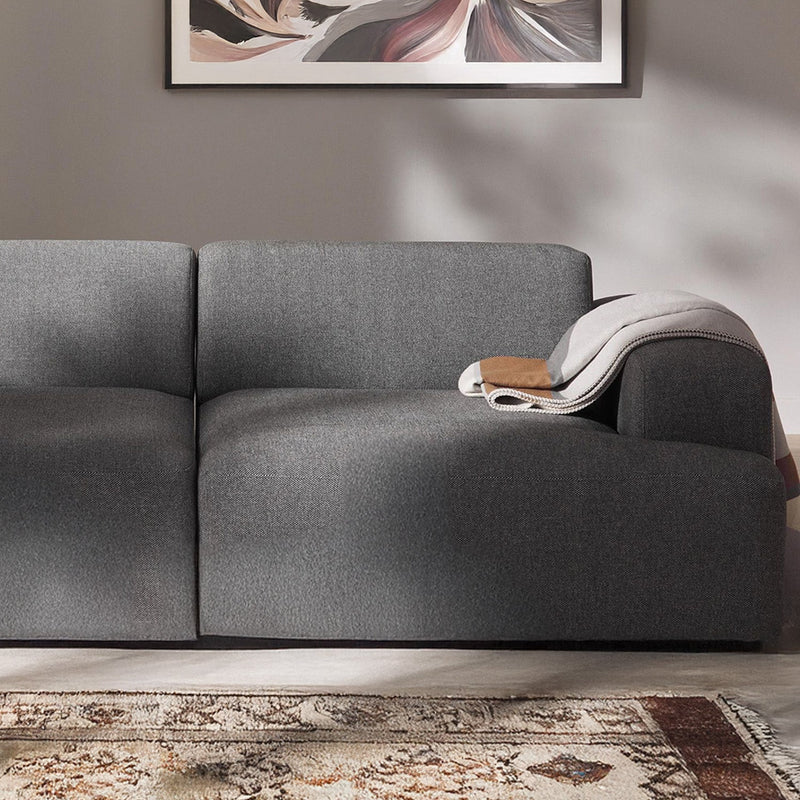 Elba 2 Seater Sofa in Dark Gray