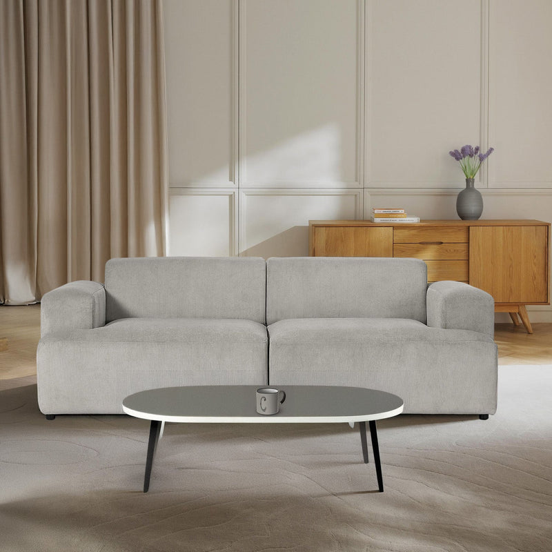 Elba 2 Seater Sofa in Ash Gray