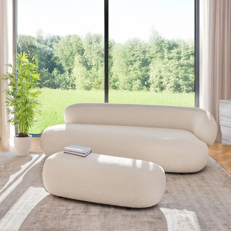 Stromboli Lounger Sofa in White