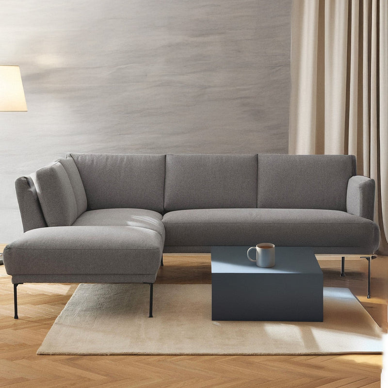 Catania L-Shape Sofa in Gray