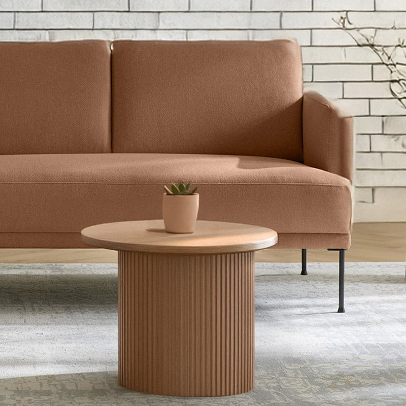 Catania L-Shape Sofa in Rustic Orange