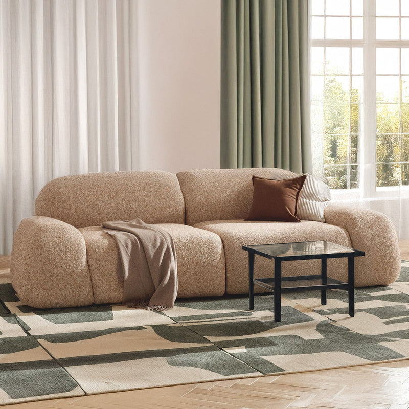 Parma 2 Seater Sofa in Rustic Beige